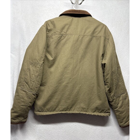Wrangler Hero Mens Canvas Jacket Coat Medium Sherpa Lined Utility Chore Corduroy - Picture 5 of 6